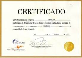 Certificado