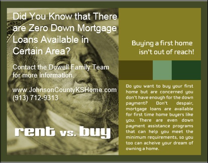 Did you know that you can still buy a home in some parts of the Kansas City Metro area with zero down - Deadline is approaching!  Kansas City Real Estate