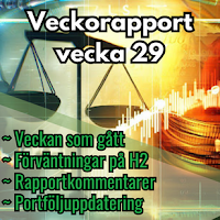 Veckorapport vecka 29, Azelio i konkurs och volatila Viaplay