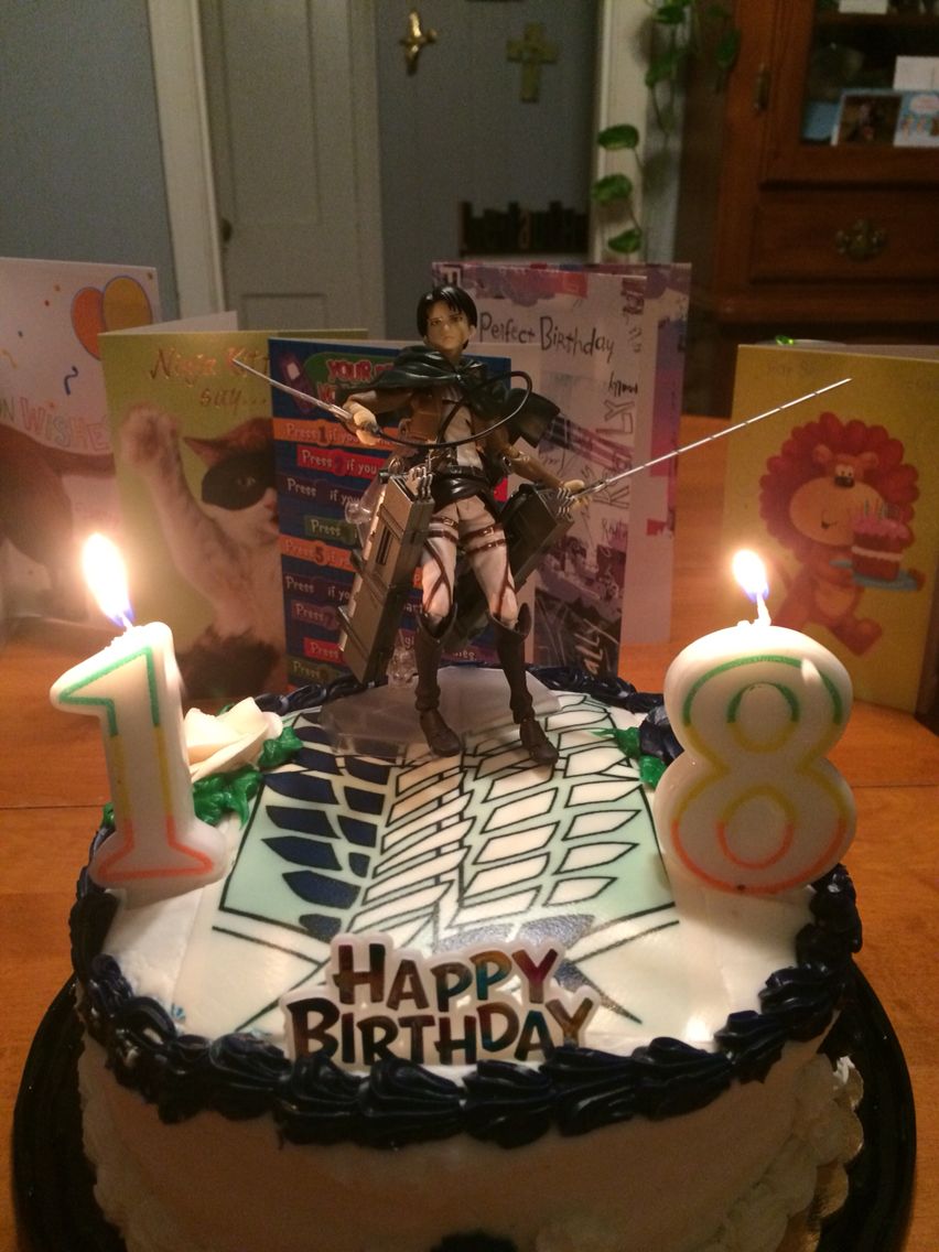 attack on titan birthday cake