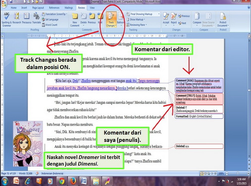 Merevisi Naskah: Kenalan dengan Track Changes - Teras Teera