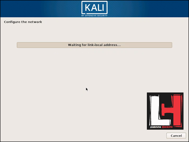 kali linux installation and configuration