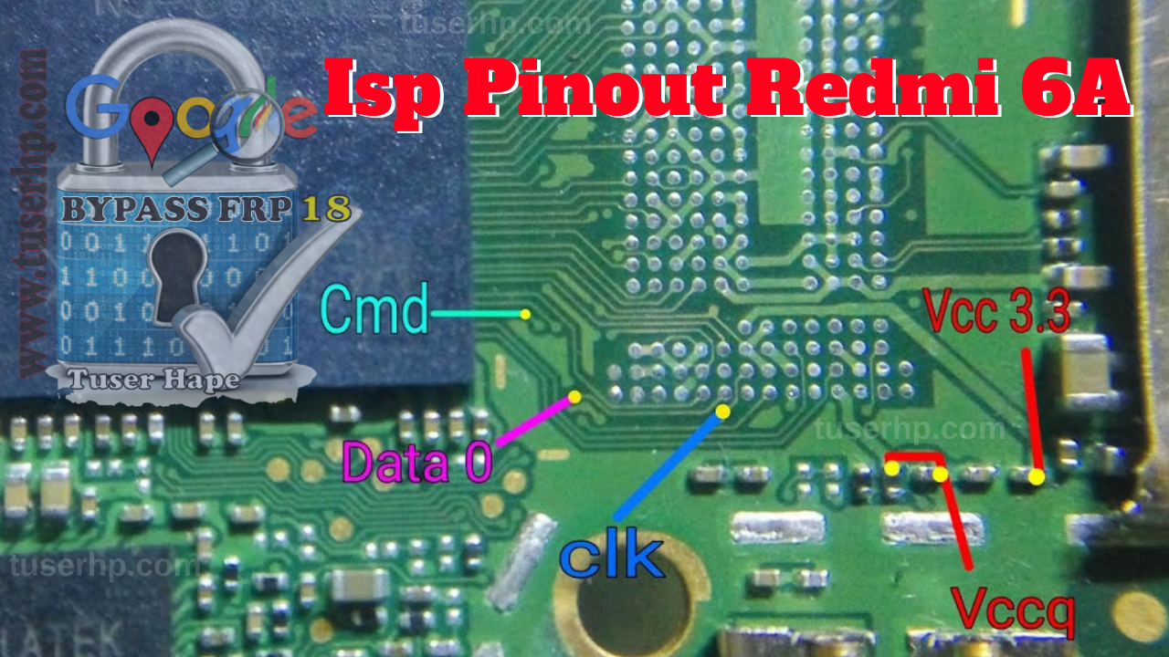 Redmi 6A Cactus Isp Pinout TUSERHP