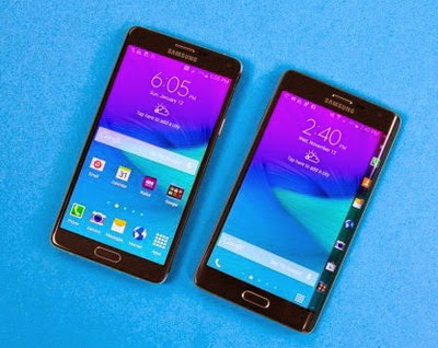 Perbandingan Samsung Galaxy Note Edge vs. Samsung Galaxy Note 4