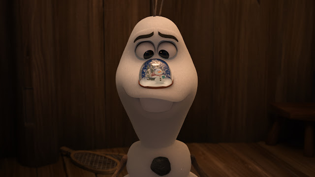 Olaf tries a new nose