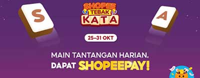 tebak kata shopee tantangan harian 31 oktober 2022