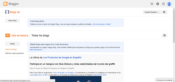 crear un blog desde cero en blogger