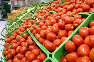 Foto de tomates listos para vender