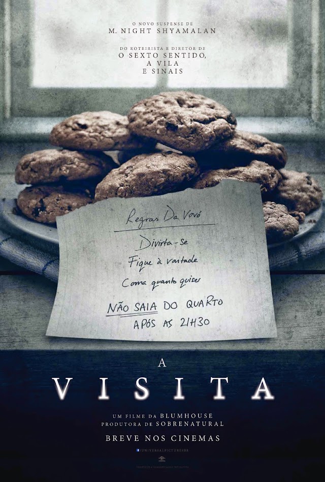A VISITA | Confira o cartaz nacional do novo filme do diretor de 'Sexto Sentido'