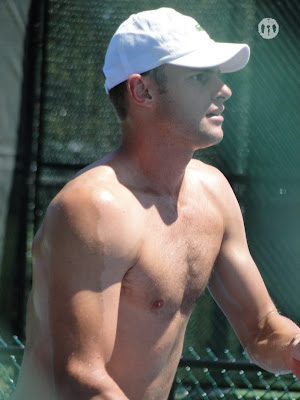 Andy Roddick Shirtless at Cincinnati Open 2010