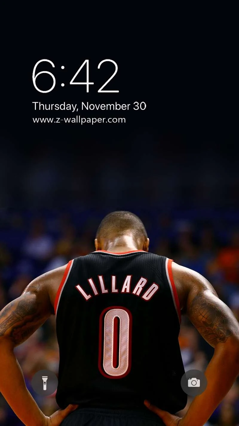 Z-Wallpaper | NBA Damian Lillard Mobile Phone Wallpapers