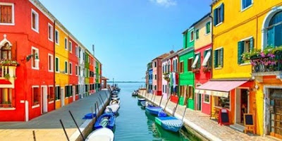 burano, veesia, italia