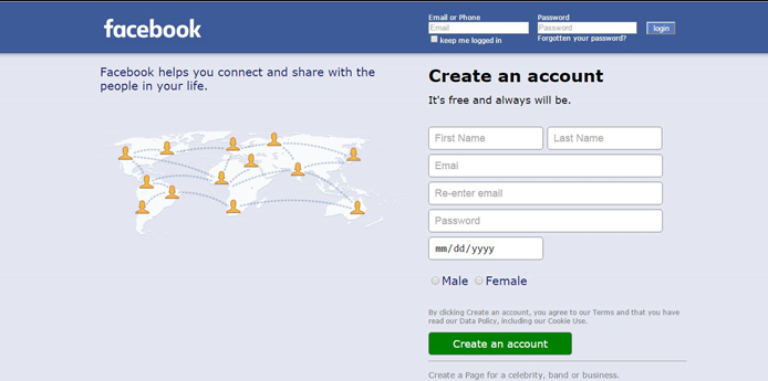 Facebook Login Welcome Homepage Facebook Com B Enspirer Facebook