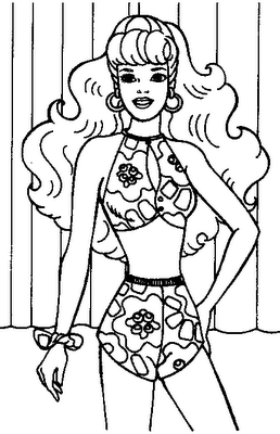 Barbie Coloring Pages 