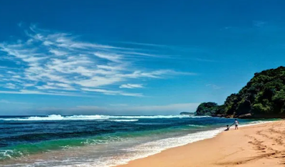 Curva dalam fotografi pantai