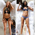 Thiên thần Victoria's Secret mặc áo tắm quay quảng cáo trên phố Paris 