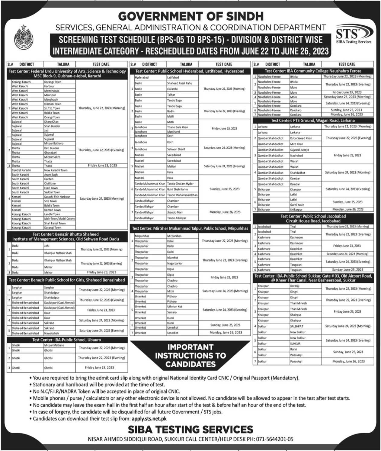 Jobs in Services & General Administration Department