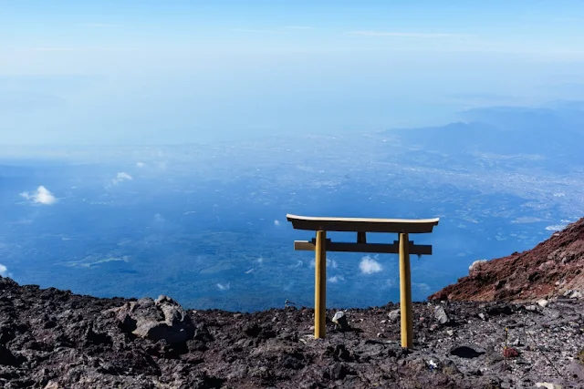 岩淵鳥居～富士山