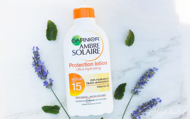 Солнцезащитный лосьон Garnier ambre solaire с SPF 15 - обзор и отзыв