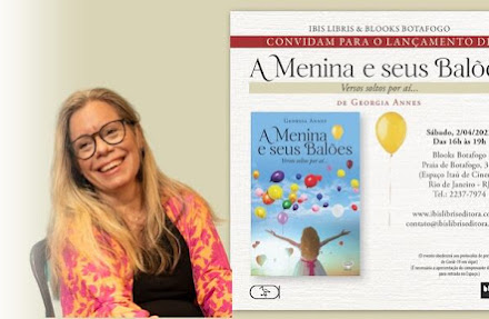 Ibis Libris lança "A Menina e seus Balões", primeiro livro de Georgia Annes