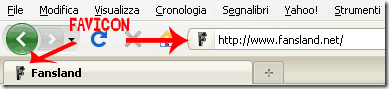 esempio di una favicon