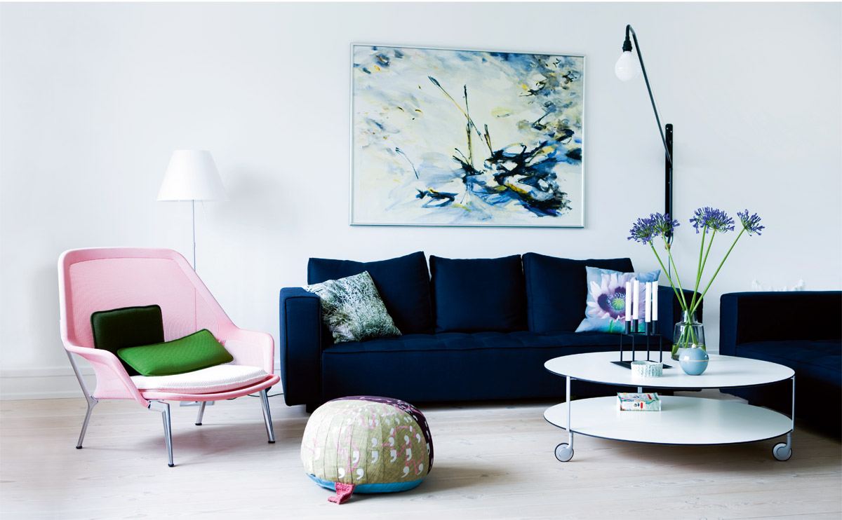 COCOCOZY: BLUE VELVET SOFA - CHEAP TO CHIC