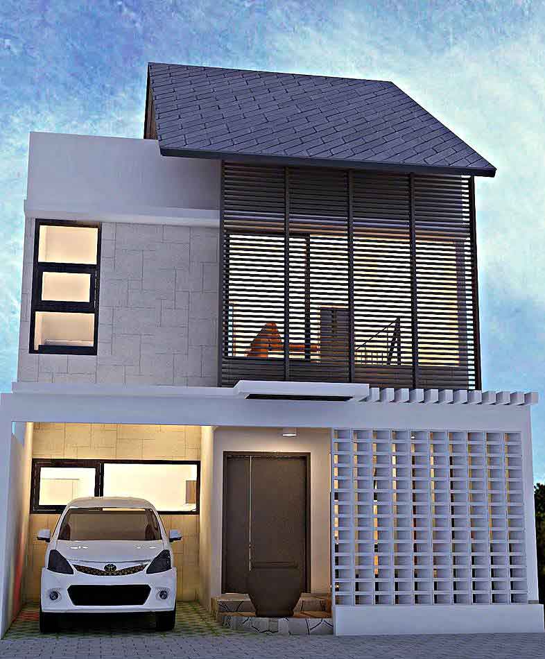 35 Inspirasi  Model Desain Rumah  Minimalis  2  Lantai  Sederhana 