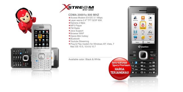 Smartfren New Xstre@m, Detail Spesifikasi Dan harga