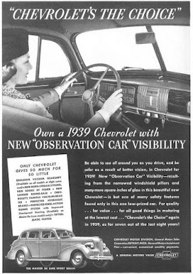 Chevrolet Observation Car Visibility