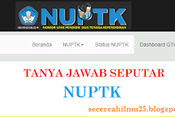 Tanya Jawab Seputar NUPTK