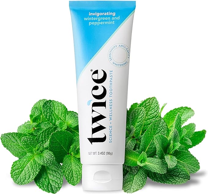 Twice Toothpaste - Sensitive Teeth Whitening Toothpaste - SLS Free Toothpaste