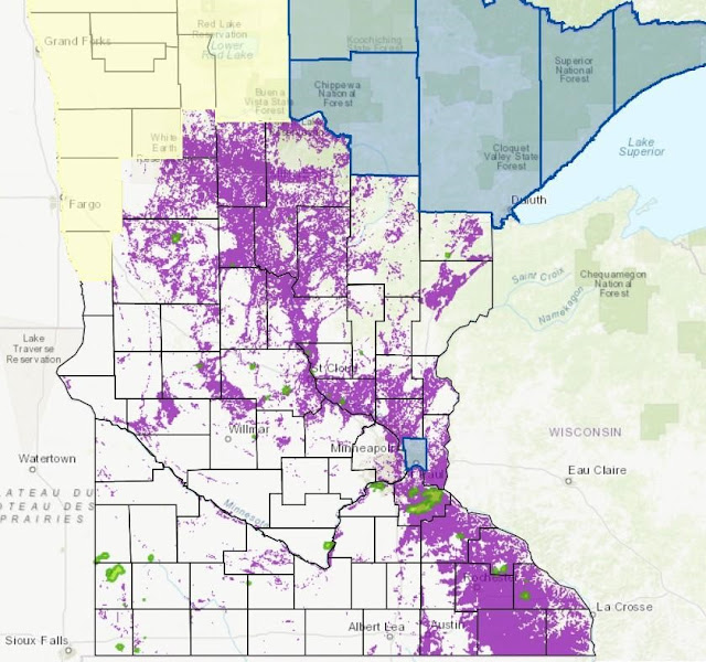 Minnesota nitrogen fertilizer application restrictions Groundwater protection rule 1