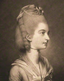 Frances, Countess of Jersey,  by Thomas Watson after Daniel Gardner,  mezzotint pub 1774 © National Portrait Gallery, London