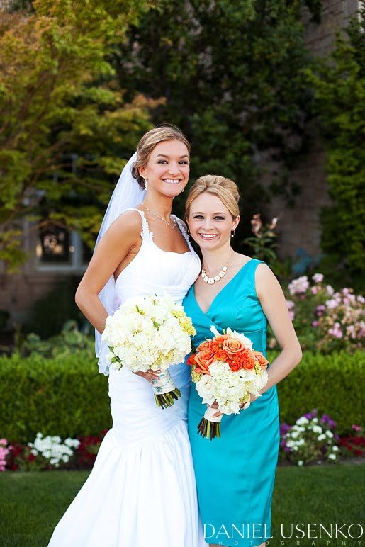 white and turquoise wedding dresses A Vibrant Summer Wedding