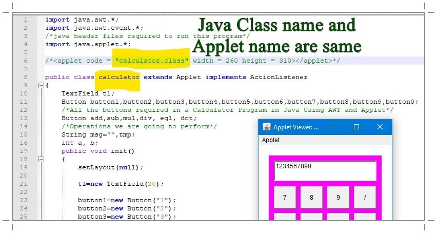 How to Run Java Applet Program