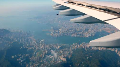 Image of Hong Kong from the air.