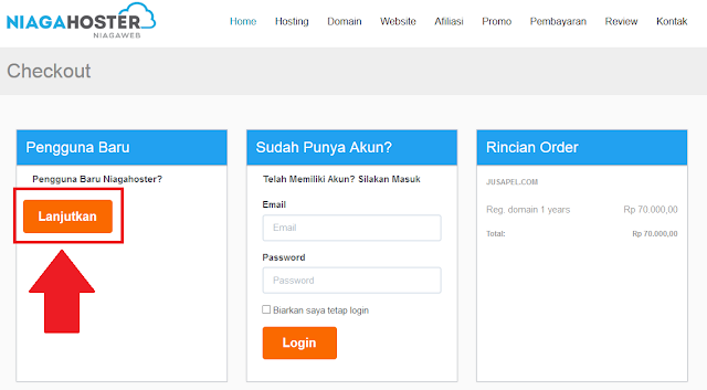 Cara Membeli Domain .Com Murah di Niagahoster