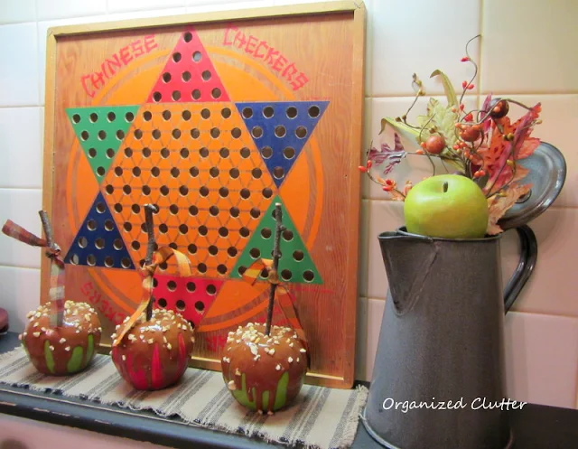 Vintage Fall Kitchen Vignette