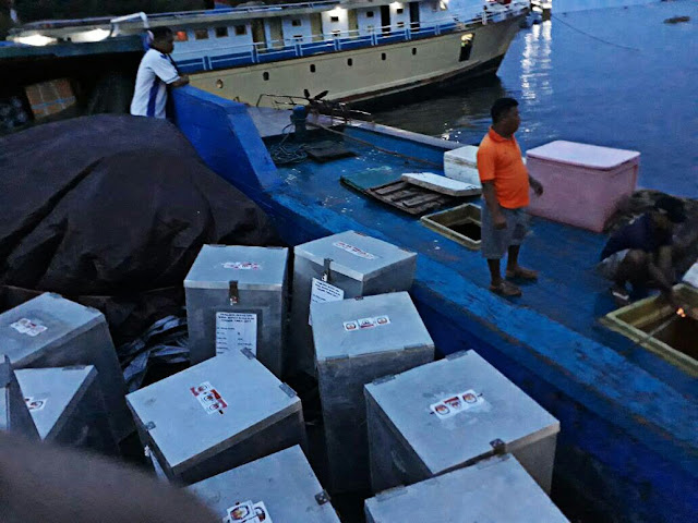 Pasak Logistik Menghambat Voting di Kepulauan Sangihe