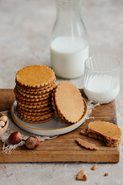 Biscuits choco au chocolat et noisettes