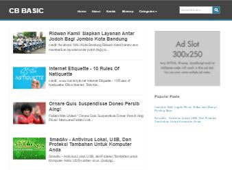 CB Basic - Template SEO Friendly Terkini & Trendy