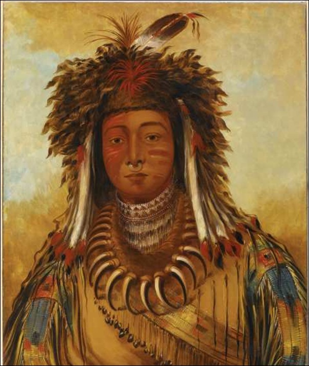 Geoges Catlin, Portrait d'indien