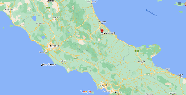 map of Masciarelli in Chieti Abruzzo