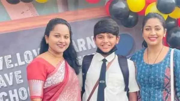 News,Kerala,State,Kochi,Entertainment,Facebook,Social-Media,Top-Headlines,Actress,Cinema, Navya Nair shares photos with son on school opening day
