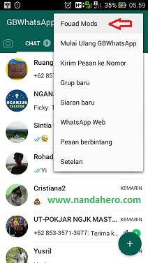 Mudah! Cara Mengganti Tema WhatsApp tanpa Aplikasi Tambahan (GBWhatsApp)