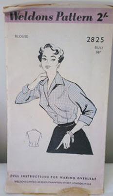 Weldons blouse pattern 2825