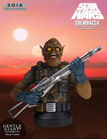San Diego Comic-Con 2016 Exclusive Star Wars “McQuarrie Concept” Chewbacca Mini Bust by Gentle Giant