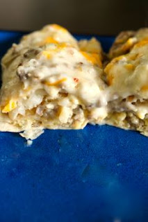 Breakfast Enchiladas with Sausage Gravy: Savory Sweet and Satisfying