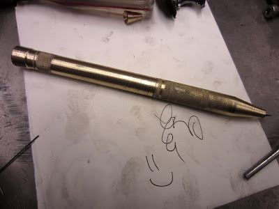 brass machined pen