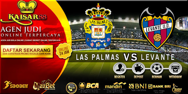 PREDIKSI TEBAK SKOR JITU LIGA SPANYOL LAS PALMAS VS LEVANTE 20 NOVEMBER 2017